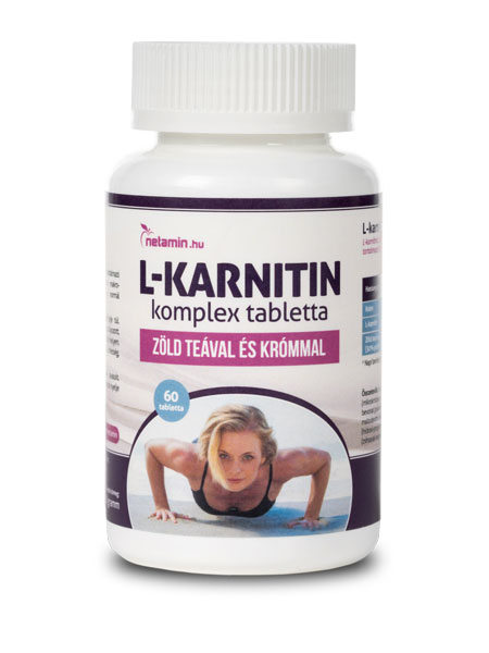 Netamin L-karnitin komplex tabletta zöld teával és krómmal