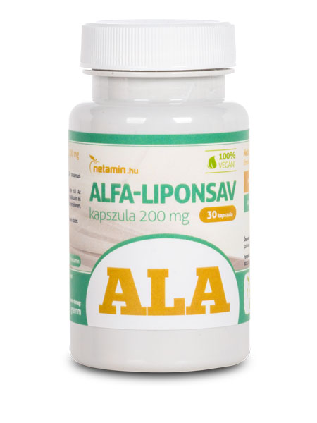 Netamin Alfa-liponsav (ALA) kapszula 200 mg